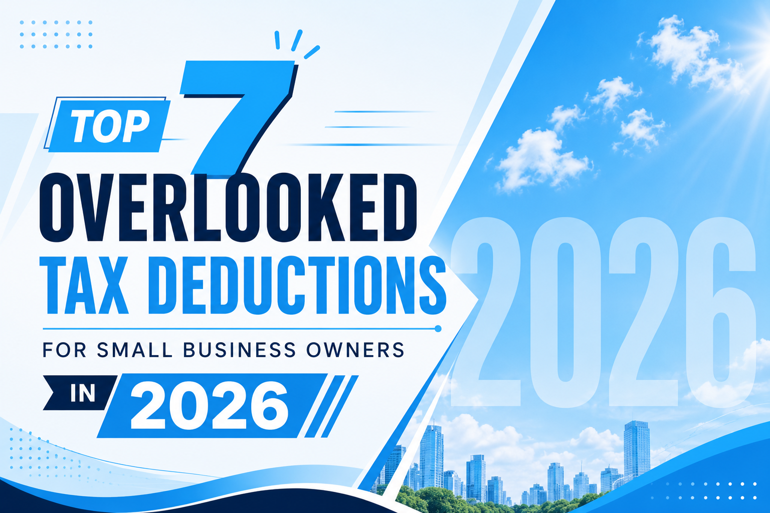 Top 7 Overlooked Tax Deductions for Small Business Owners in 2026