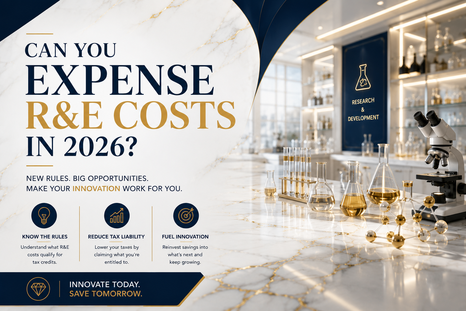 Can You Expense R&E Costs in 2026?